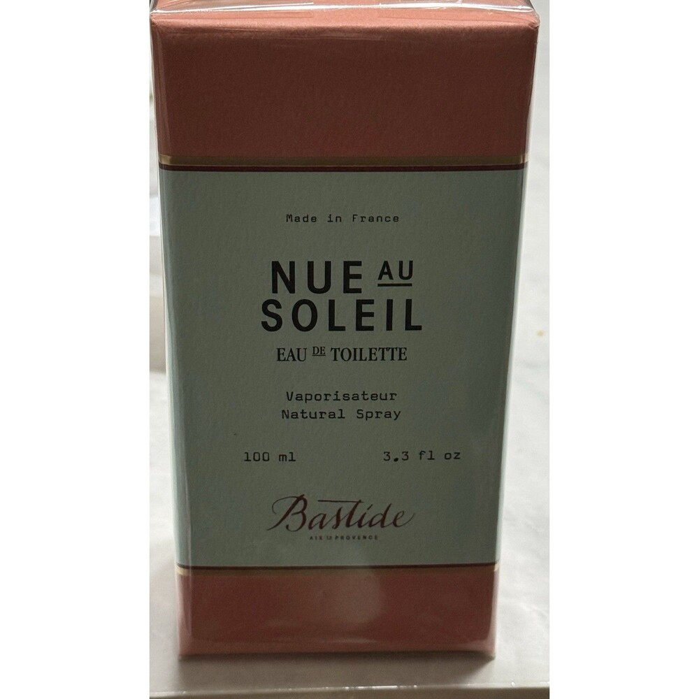 NIB Bastide Nue Au Soleil EDT Spray 3.3 fl oz 100 ml Made in France New